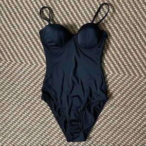 Joe Fresh black one-piece bathing suit
